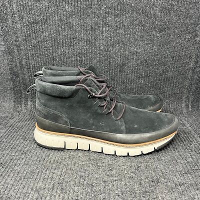 Cole Haan Zerogrand Rugged Chukka Boots Magnet Ivory Gray  display picture 2