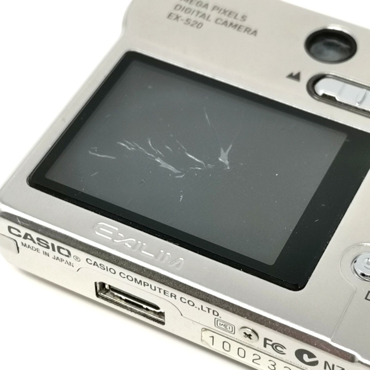 CASIO EXILIM EX-S20 シルバー　デジカメ CASIO EXILIM EX-S20 Silver Compact Digital Camera 2.0MP From