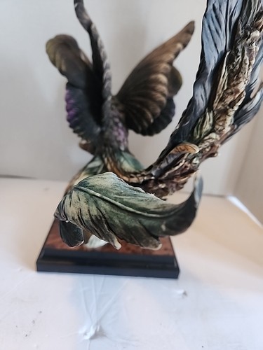 Vntg Giuseppe Armani BIRD OF PARADISE 1990 No COA/BOX Capodimonte Italy Pic/Desc - Picture 12 of 24