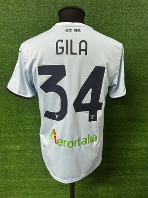 Lazio Jersey GILA Match Worn VS Atalanta Unwashed Shirt Worn Jersey Shirt