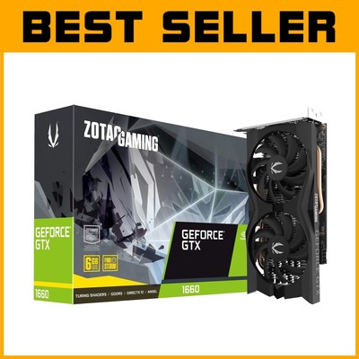 Ultra Compact GeForce GTX 1660 6GB GPU for Powerful 4K Gaming Performance