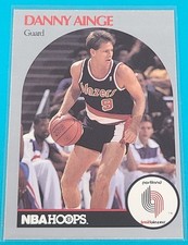 1990 Hoops    #427 Danny Ainge Portland Trail Blazers Basketball Card E6