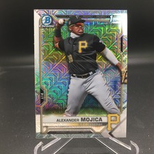 Alexander Mojica 2021 Bowman Chrome Mojo Refractor BCP-179 Pirates 1st
