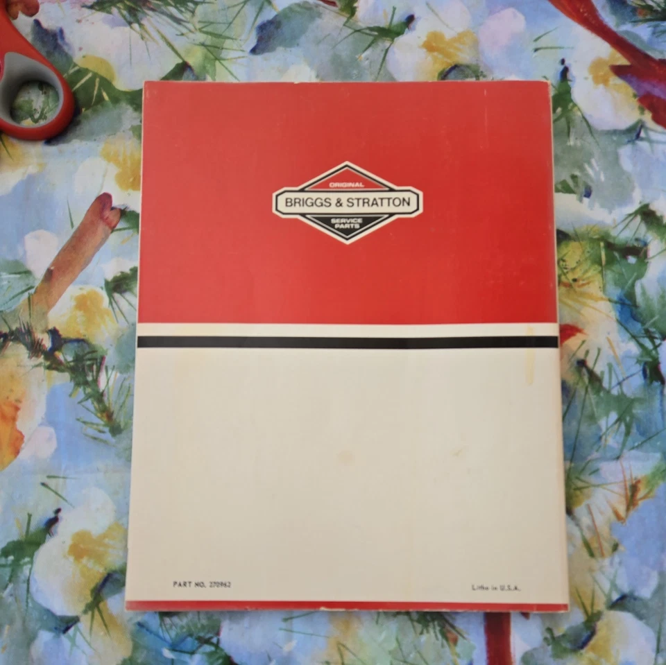 Vintage Briggs & Stratton Small Engine Service Repair Manual - Image 2 of 4