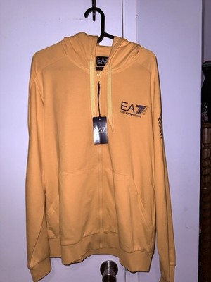 EMPORIO ARMANI  EA7 yellow jacket full zip  hoodie emporio Armani size M