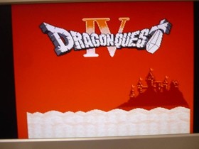 [Tube 00] [] Game software FC Dragon Quest IV (no box theory) Famicom Family
