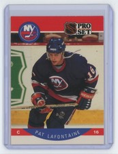 1990-91 NHL Pro Set Pat LaFontaine . New York Islanders #186