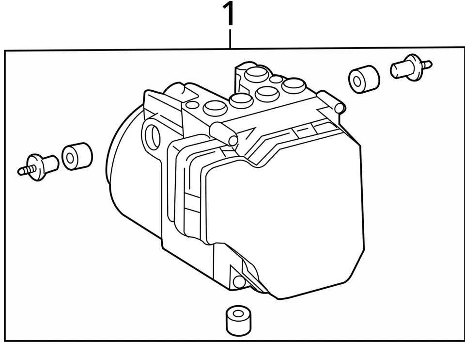ABS Pump Anti-Lock Brake Part Actuator And Pump Assembly Fits 06-08 RAV4 2689570 Foto 4 de 4