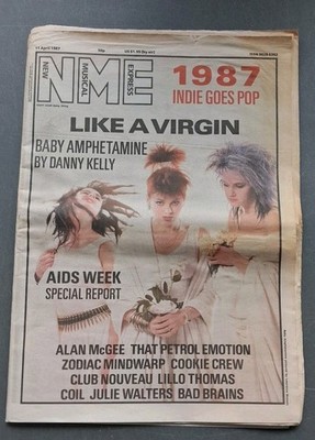 NME newspaper April 11th 1987 Baby Amphetamine cover