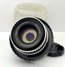 Carl Zeiss Jena Pancolar f/1.8 50mm Yellow Thorium Lens 8 Blades M42 Mount Exc