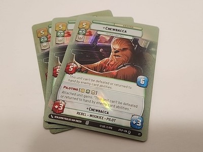 Star Wars Unlimited: Chewbacca, Faithful First Mate X3 (FOIL Weekly Promo) JTL