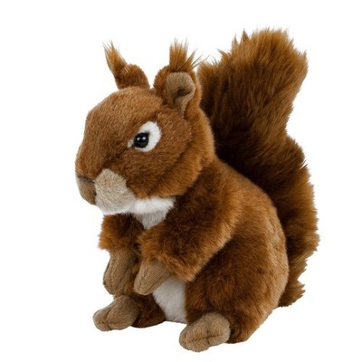 Eichhörnchen 23 cm Kuscheltier Uni-Toys Plüschtier Stofftier Plüscheichhörnchen