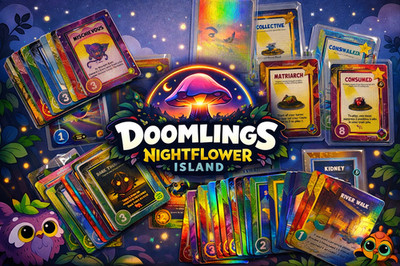 Doomlings Nightflower Island Gold Box Foil Singles - Choose Your Card