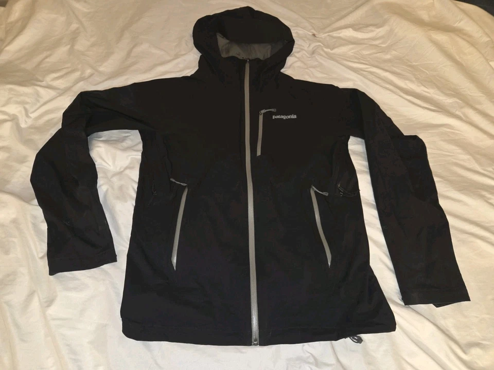 Chaqueta Patagonia Stretch Rainshadow H2No para hombre pequeña negra Foto 2 de 4