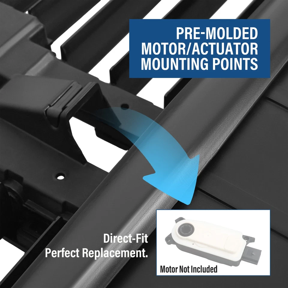 Radiador delantero activo rejilla aire obturador sin motor para Ford Edge 2019-2024 2021 Foto 2 de 4