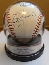 Lou Piniella Signed Auto Yankees 100th Annv. OML Baseball BAS