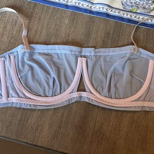 Nuevo con etiquetas Sujetador We Are HAH Free People con cable 30-38C Periwinkle transparente 32C 34C 36C 38C - Imagen 9 de 12