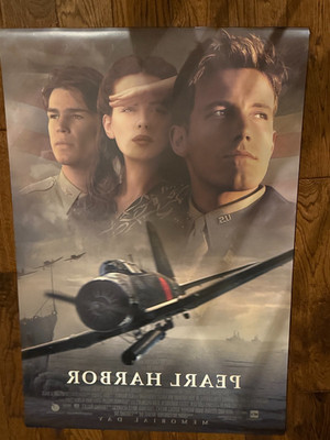Pearl Harbor 2001 Original Movie Poster 27x40 Rolled DS Affleck Hartnett