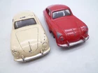 VINTAGE DINKY TOYS 182 PORSCHE 356 A COUPE PAIR ISSUED 1958