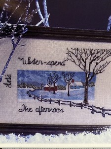 Winter Dreams 2 Cross Stitch Patterns- Snow