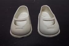 Vintage White Rubber Mary Jane Shoes   Size 5T USA