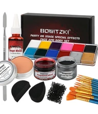 Halloween Makeup Special Effects Oil Face Body Paint Fake Blood Scar Wax Char...