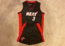 Youth Wade High-Quality Jersey Shorts Miami Heat Basketball 2T thru XL 14-16