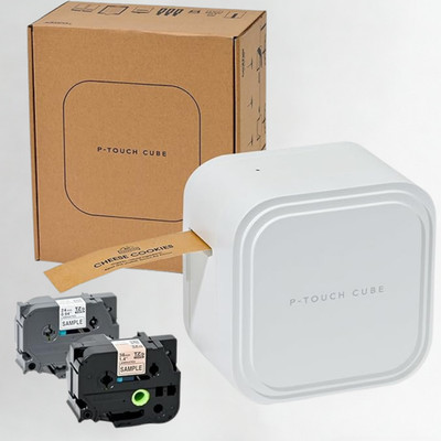 Brother PT-P910BT P-TOUCH Cube Label Printer for Smartphone & PC Bluetooth