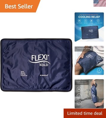 Colder for Longer: FlexiKold Large Gel Ice Pack 10.5'' x 14.5'' for Quick Recovery
