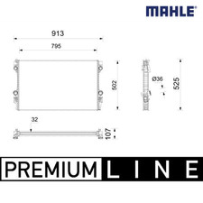 Radiateur Porsche PANAMERA