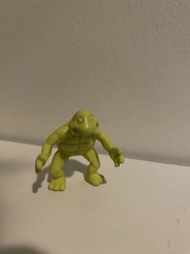 Vintage TMNT Retro Mutagen Ooze Slime Can 2” Baby Turtle Slime Green 1989 Rare