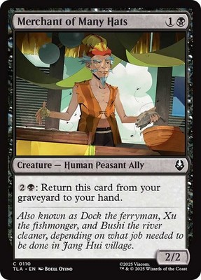 MTG Merchant of Many Hats (110/462) Avatar The Last Airbender LP