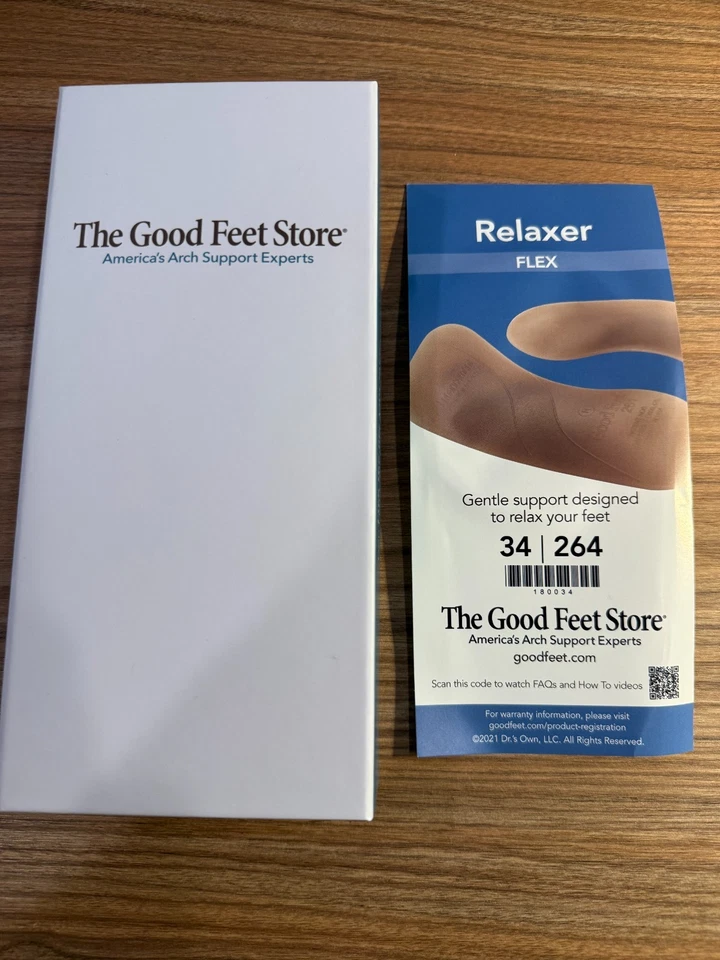 The Good Feet Store Relaxer Flex 34 264 palmilha suporte arco - Imagem 3 de 3