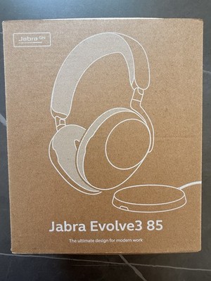 Jabra Evolve3 85 Bluetooth Headset Grau Neu Mit Ladestation