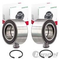2X Schaeffler FAG Radlager Satz Vorne Links+Rechts Passend FüR Nissan Micra
