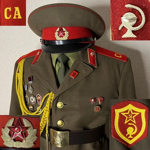 Vintage Soviet M69 Medical Troops Solider Military Uniform Cold War / Afghan War