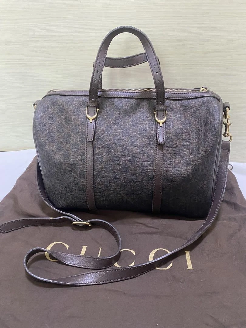 Sac à main bandoulière voyage GUCCI Gg 2 voies
