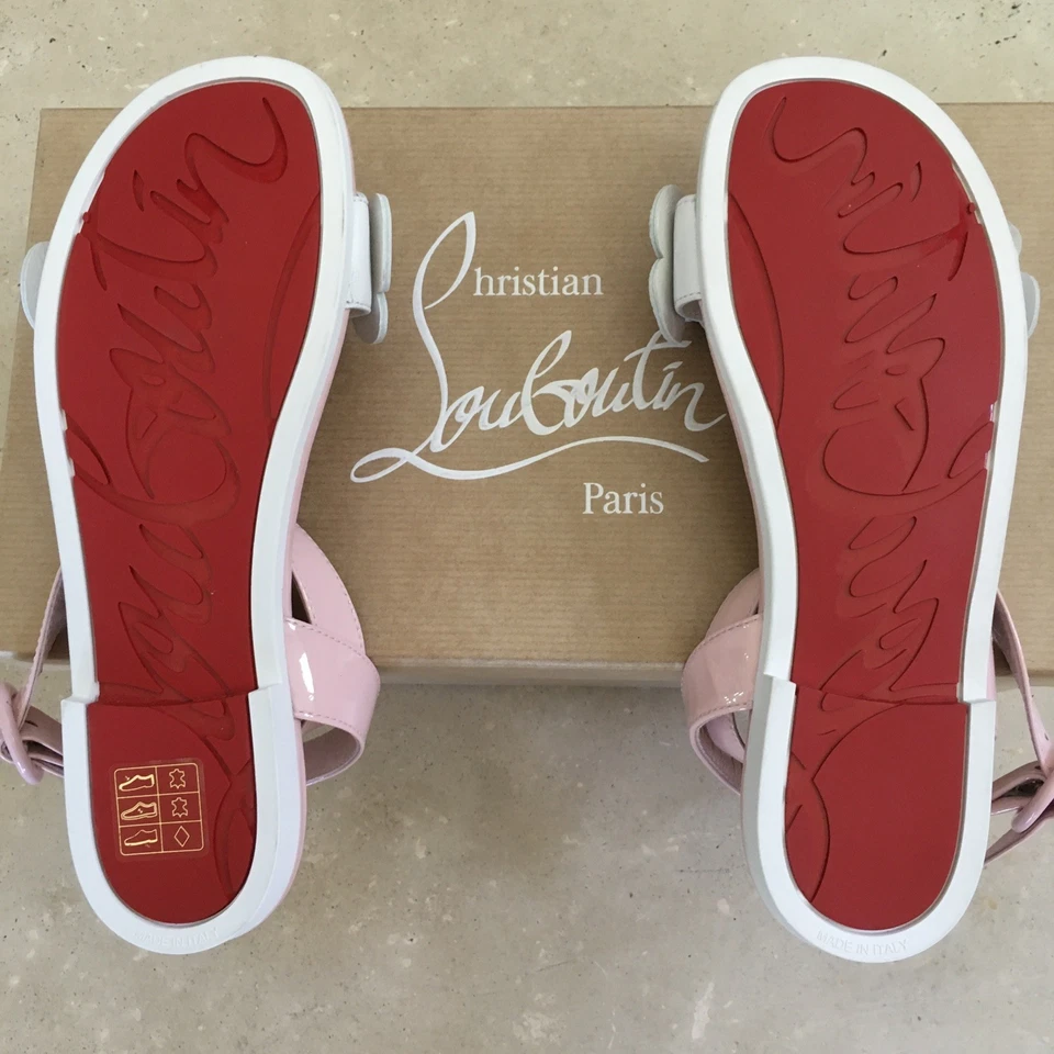 Sandalia Christian Louboutin Niñas Pensatoi Correa al Tobillo Foto 3 de 4