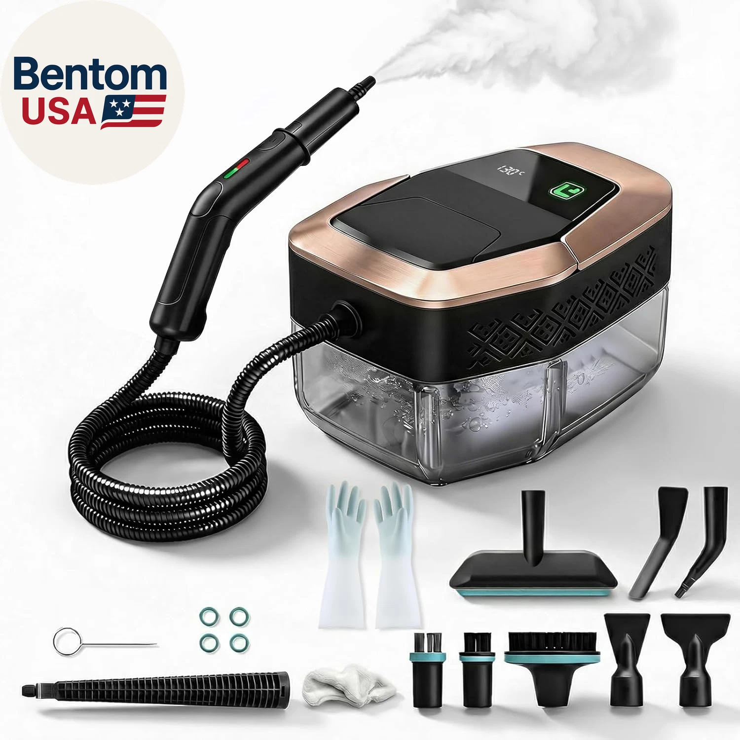 Steam Cleaner, 3 Level Adjustable Pressurized Steam Cleaner for Home, 10S Heat-U
Opens in a new wind