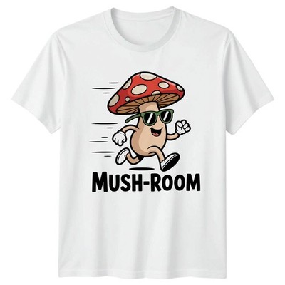 Mush-Room T-Shirt Running Nature Wortspiel 2026 Geburtstag Geschenk für Sie und Ihn