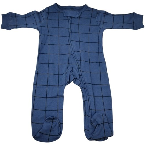 Touched By Nature One Piece 3 Sleep N Play Baby Boy Size 3-6 Month Blue - Picture 6 of 7