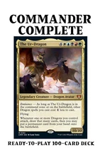The Ur-Dragon DRAGON TRIBAL Magic MTG Custom Commander Deck 