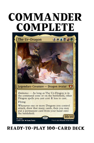 The Ur-Dragon DRAGON TRIBAL Magic MTG Custom Commander Deck