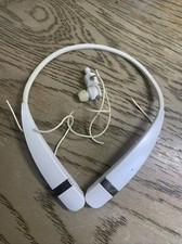 LG Tone Pro HBS-760 Bluetooth White Headset Headphones Cut Wire As Is