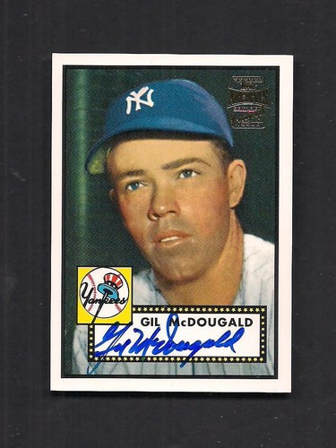 Gil McDougald 2001 Autogramm Topps Archives Reprint 17 TAA - New York Yankees