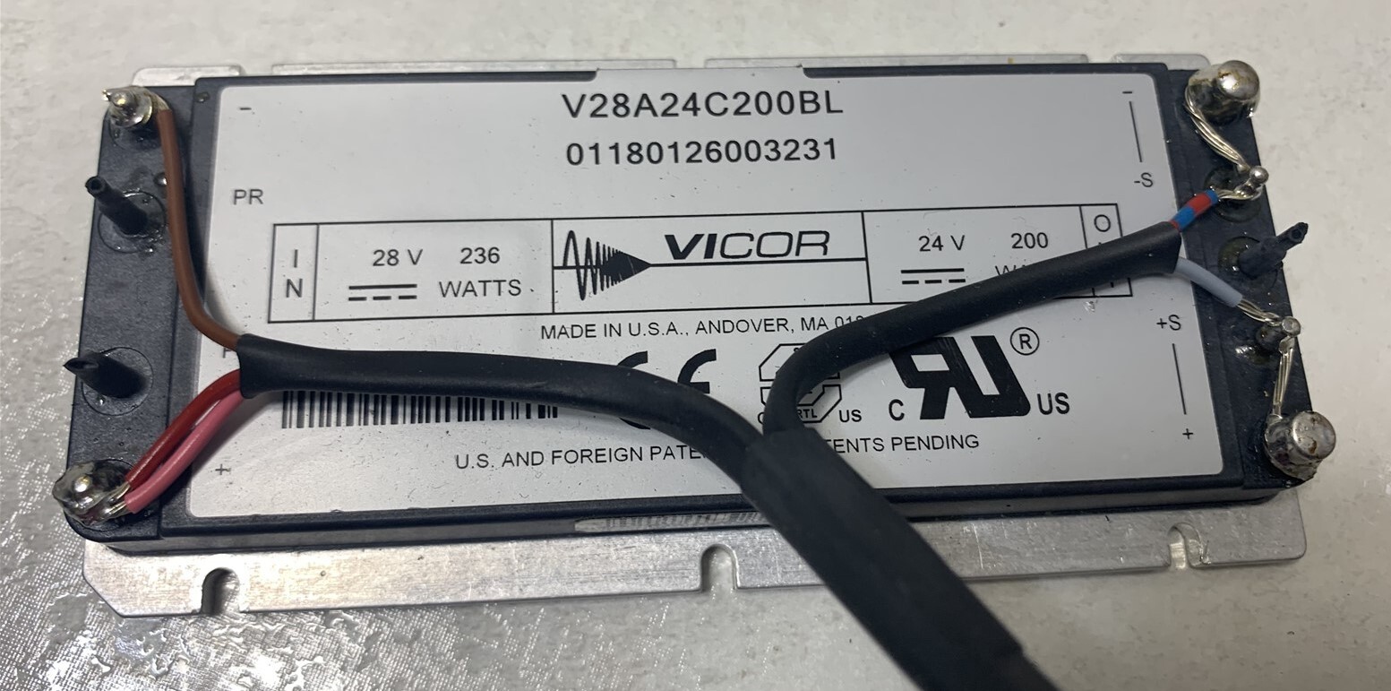 Used VICOR V28A24C200BL Isolated DC/DC Converter T3-2