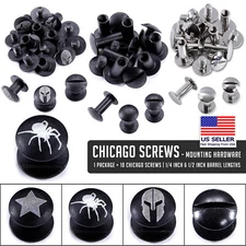 Chicago Screws - Holster Mounting Hardware for DIY KYDEX & Leather Holsters