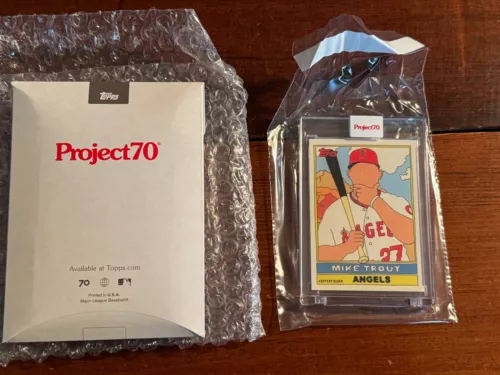 Mike Trout 2021 Topps Project 70 #27 by Fucci-In Sealed Case-FAST SHIPPING
