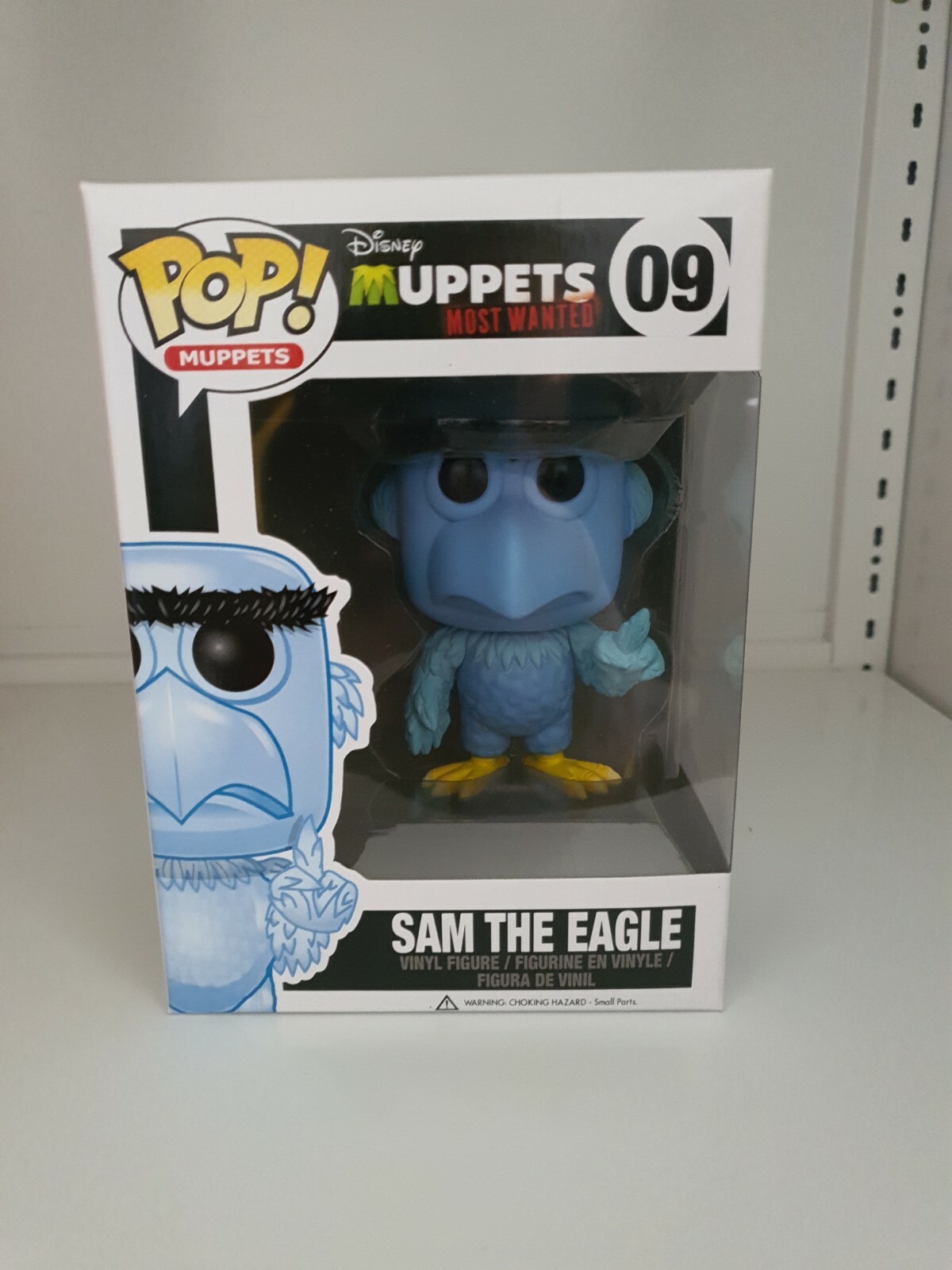 Funko Disney Muppets Most Wanted - Sam The Eagle Pop! Vinyl #09 Vaulted Bnib!