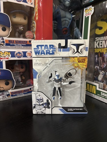 Star Wars Clone Wars - Clone Captain Rex Keychain Figure - Series 1 - New